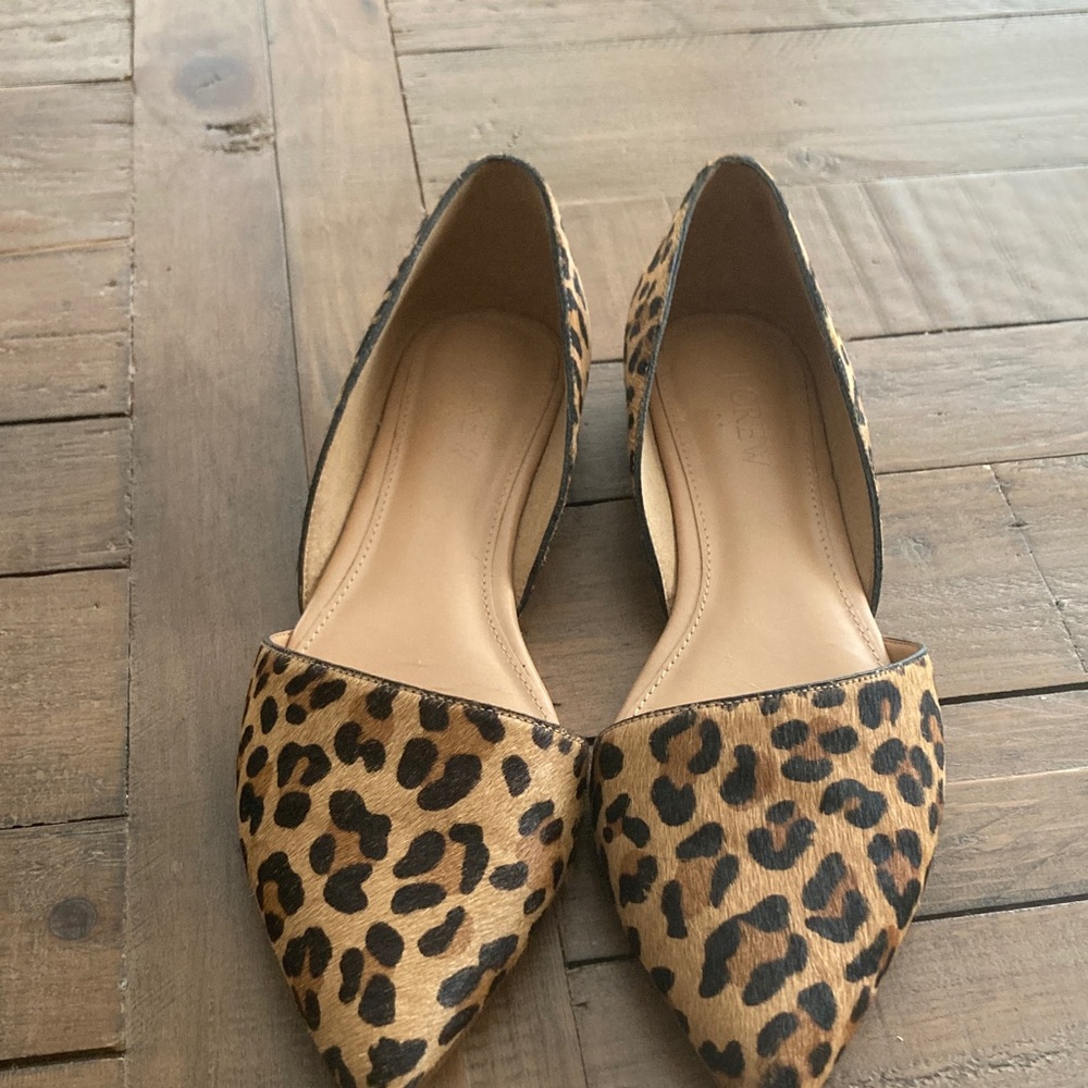 J. Crew Leopard Print Flats